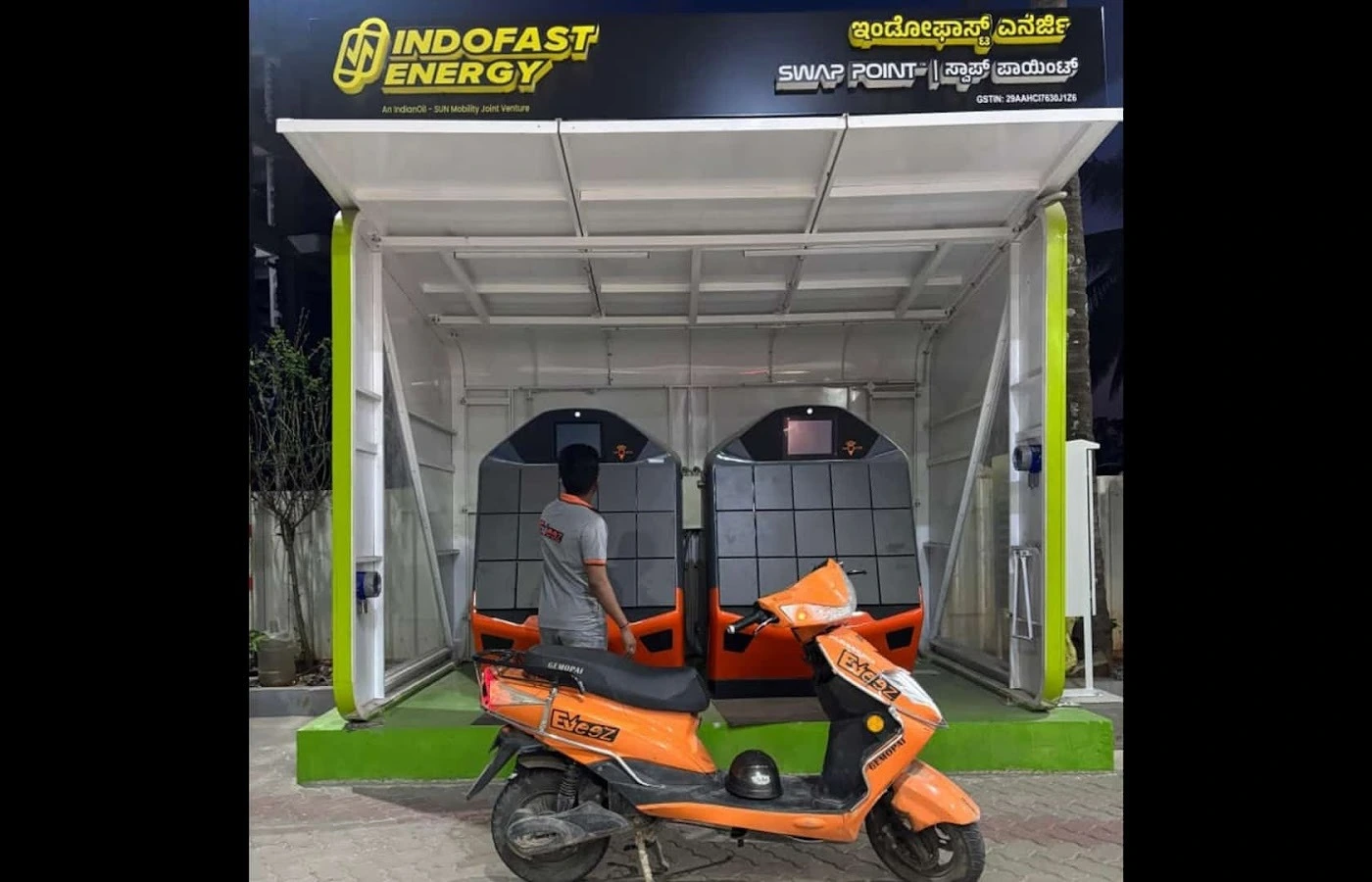 Indofast Energy battery swapping network